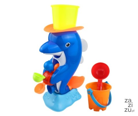 Zabawka, młynek do kąpieli delfin + akcesoria 29x12x15,5 cm NT2731 Zabawka, młynek do kąpieli delfin + akcesoria 29x12x15,5 cm NT2731