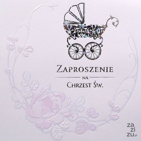 Zaproszenie na Chrzest Św. 10szt. KW LUX Zaproszenie na Chrzest Św. 10szt. KW LUX