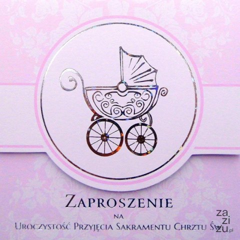 Zaproszenie na Chrzest Św. 10szt. KW LUX Zaproszenie na Chrzest Św. 10szt. KW LUX