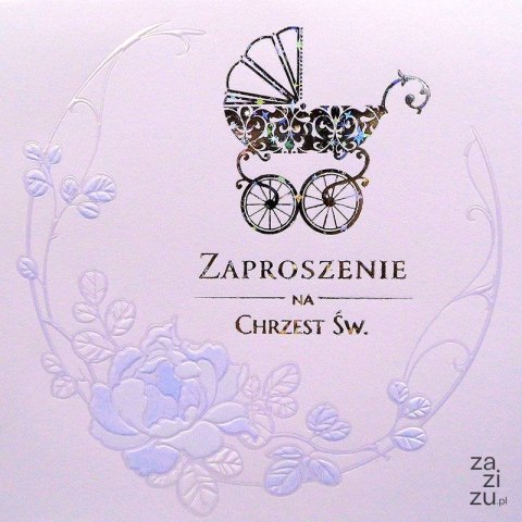 Zaproszenie na Chrzest Św. 10szt. KW LUX Zaproszenie na Chrzest Św. 10szt. KW LUX