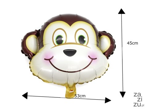 Balon GŁOWA MAŁPKI 50szt Balon GŁOWA MAŁPKI 50szt