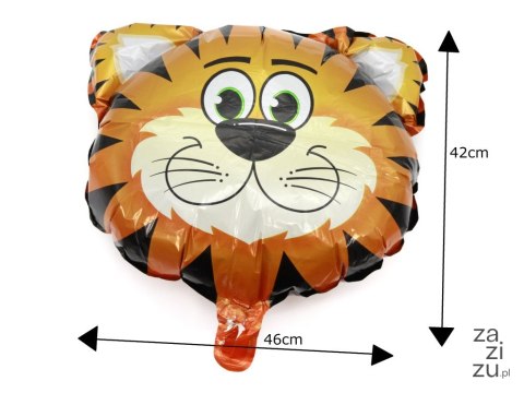 Balon głowa tygrysa 50szt. 42x46cm Balon głowa tygrysa 50szt. 42x46cm
