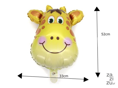 Balon głowa żyrafy 50szt. 52x33cm Balon głowa żyrafy 50szt. 52x33cm