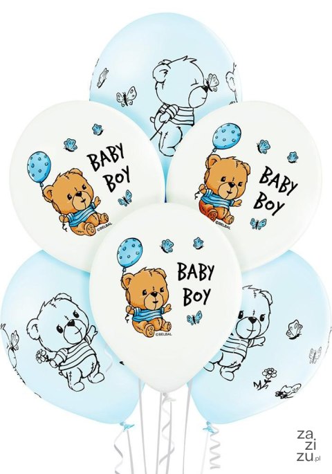 Balony dla chłopca 30cm 6szt. Balony dla chłopca 30cm 6szt.