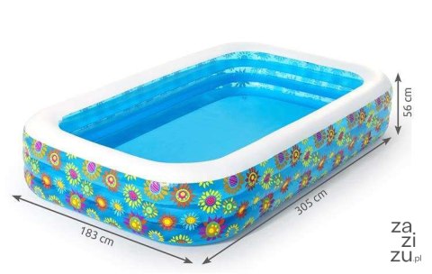 Basen dmuchany 305x183x56cm BESTWAY 54121 Basen dmuchany 305x183x56cm BESTWAY 54121