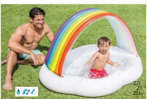 Basen z daszkiem brodzik tęcza - 57141 Intex Basen z daszkiem brodzik tęcza - 57141 Intex