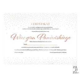 Certyfikat Bride to Be rosegold | 128855