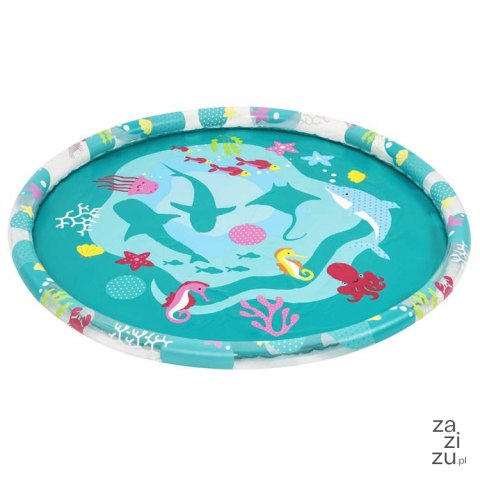 Dmuchany brodzik z fontanną basenik mata 165 cm Bestway 52487 Dmuchany brodzik z fontanną basenik mata 165 cm Bestway 52487