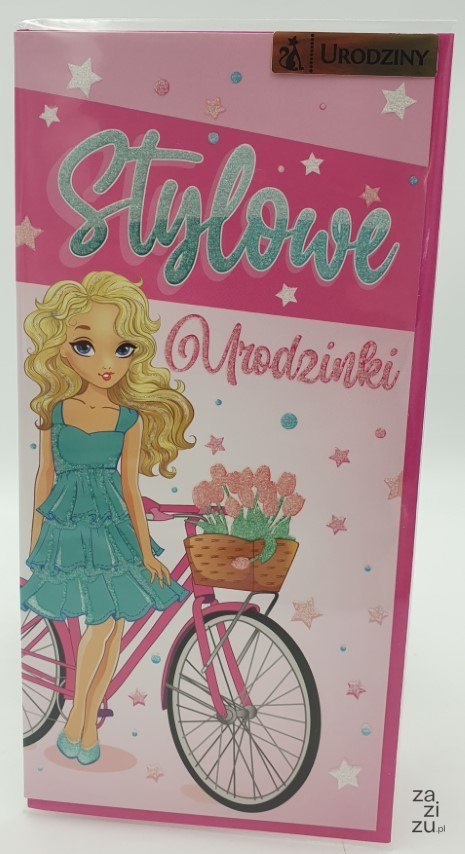 Karnet długi STYLOWE URODZINKI Karnet długi STYLOWE URODZINKI