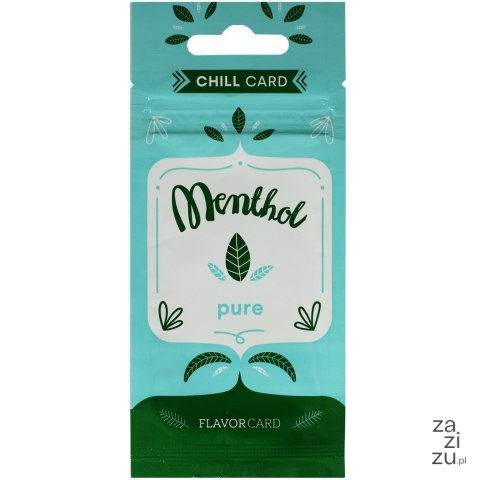 Karta do aromatyzowania papierosów 25szt MENTHOL PURE Karta do aromatyzowania papierosów 25szt MENTHOL PURE