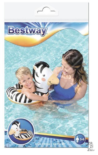 Koło do pływania 57cm ZWIERZAKI MIX BESTWAY 36112 Koło do pływania 57cm ZWIERZAKI MIX BESTWAY 36112