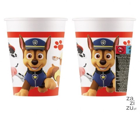 Kubeczki papierowe (WM) Paw Patrol - Ready for Action 200ml 8 szt. | 93470 Kubeczki papierowe (WM) Paw Patrol - Ready for Action 200ml 8 szt. | 93470