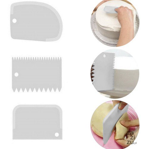 Patera obrotowa + 3 szpatułki 8908 Patera obrotowa + 3 szpatułki 8908