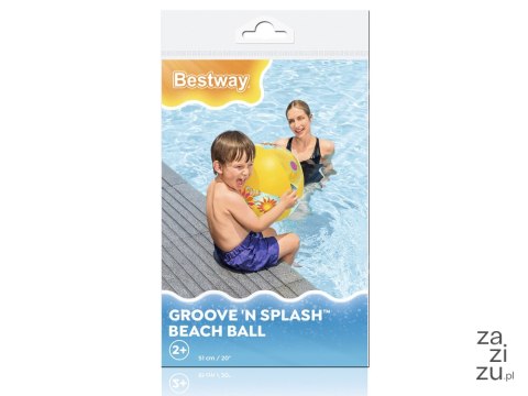 Piłka plażowa dmuchana 51 cm BESTWAY 31036 Piłka plażowa dmuchana 51 cm BESTWAY 31036