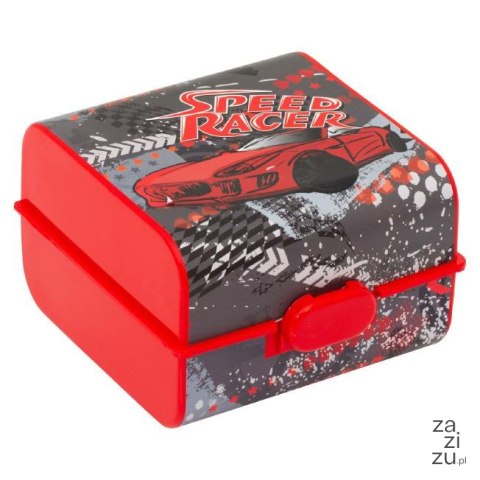 Pojemnik śniadaniowy lunch box WYŚCIGÓWKA 14X14X19,5cm Pojemnik śniadaniowy lunch box WYŚCIGÓWKA 14X14X19,5cm