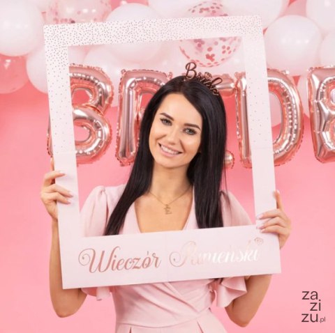 Ramka do zdjęć Wieczór Panieński rosegold DIY Ramka do zdjęć Wieczór Panieński rosegold DIY