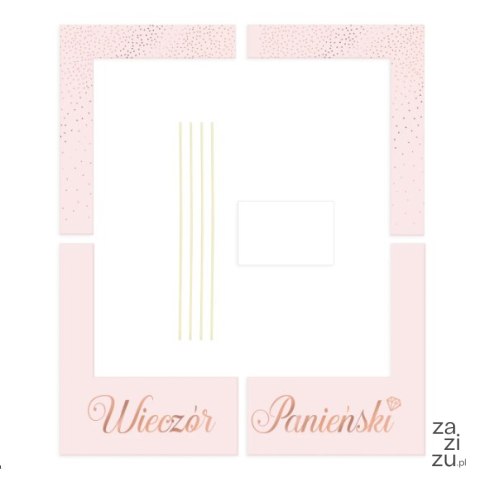 Ramka do zdjęć Wieczór Panieński rosegold DIY Ramka do zdjęć Wieczór Panieński rosegold DIY