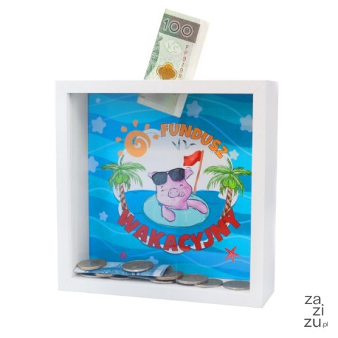 Skarbonka MDF "Fundusz Wakacyjny" DIL-PH-SKARB-DR-M-01