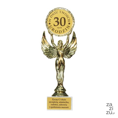 Statuetka 'W dniu Twoich 30-tych urodzin'' DIL-P-VIC-30 URODZIN Statuetka 'W dniu Twoich 30-tych urodzin'' DIL-P-VIC-30 URODZIN