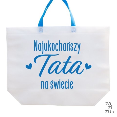 Torba z napisem "Najukochańszy Tata na Świecie" DIL-P-TORBA-44 Torba z napisem "Najukochańszy Tata na Świecie" DIL-P-TORBA-44