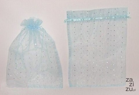 Torebka z materiału 30x19 cm NIEBIESKA 12szt. TORT-0050BŁĘKIT 2279 Torebka z materiału 30x19 cm NIEBIESKA 12szt. TORT-0050BŁĘKIT 2279