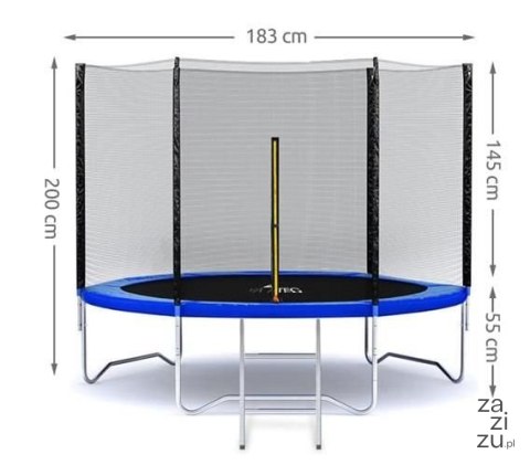 Trampolina ogrodowa 183cm Trampolina ogrodowa 183cm