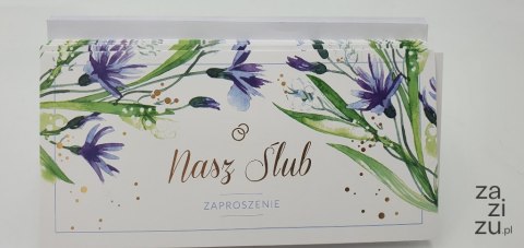 Zaproszenia ślubne 10szt. | ZZ-205 Zaproszenia ślubne 10szt. | ZZ-205