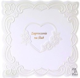 Zaproszenie 10szt. ŚLUB | 4905