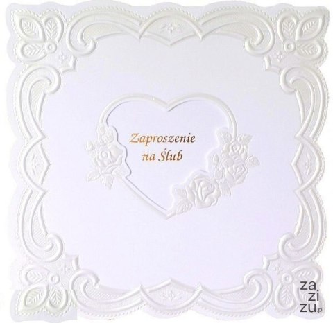 Zaproszenie 10szt. ŚLUB | 4905 Zaproszenie 10szt. ŚLUB | 4905