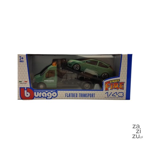 Auto laweta + FORD FOCUS BBURAGO 1:43 18-31402 Auto laweta + FORD FOCUS BBURAGO 1:43 18-31402