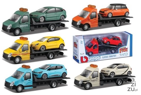 Auto laweta + VOLKSWAGEN POLO GTI BBURAGO 1:43 18-31403 Auto laweta + VOLKSWAGEN POLO GTI BBURAGO 1:43 18-31403