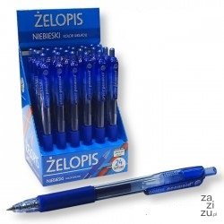 Długopis 24szt żelowy żelopis semi gel niebieski 2616 Długopis 24szt żelowy żelopis semi gel niebieski 2616