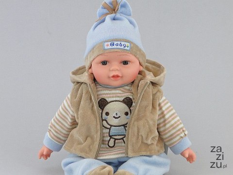 Lalka bobas 35cm z polskim dźwiękiem, śpiewa i mówi po polsku w pudełku Lalka bobas 35cm z polskim dźwiękiem, śpiewa i mówi po polsku w pudełku