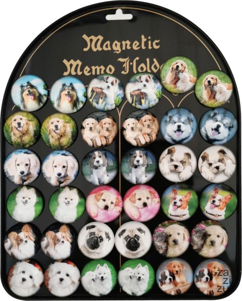 Magnesy psy 36 szt. MG-0105 Magnesy psy 36 szt. MG-0105