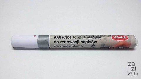 Marker olejowy 4szt TOMA do malowania STALI,GUMY,DREWNA,PLASTIKU I SZKŁA - SREBRNY Marker olejowy 4szt TOMA do malowania STALI,GUMY,DREWNA,PLASTIKU I SZKŁA - SREBRNY