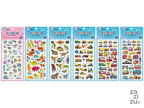 Naklejki 12szt mix 24x10cm Naklejki 12szt mix 24x10cm