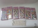 Naklejki 12szt mix 24x10cm