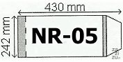 Okładka B5 regulowana 50szt. wys.242mm | 0325 Okładka B5 regulowana 50szt. wys.242mm | 0325