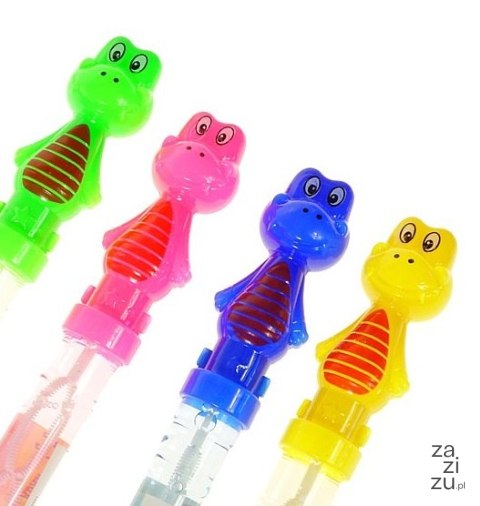 Pałka do robienia baniek mydlanych dino 24 szt Pałka do robienia baniek mydlanych dino 24 szt