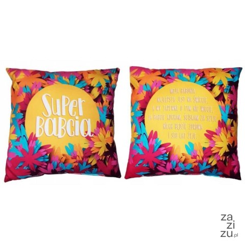 Poduszka Super Babcia 35x35cm | S179 Poduszka Super Babcia 35x35cm | S179