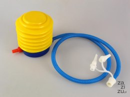 Pompka nożna plastikowa do materaca, roweru + 2 końcówki | AE-1459