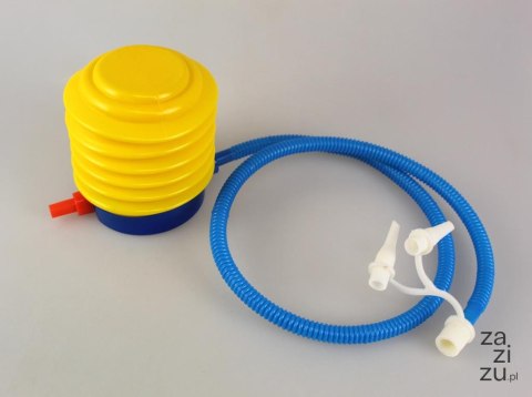 Pompka nożna plastikowa do materaca, roweru + 2 końcówki | AE-1459 Pompka nożna plastikowa do materaca, roweru + 2 końcówki | AE-1459