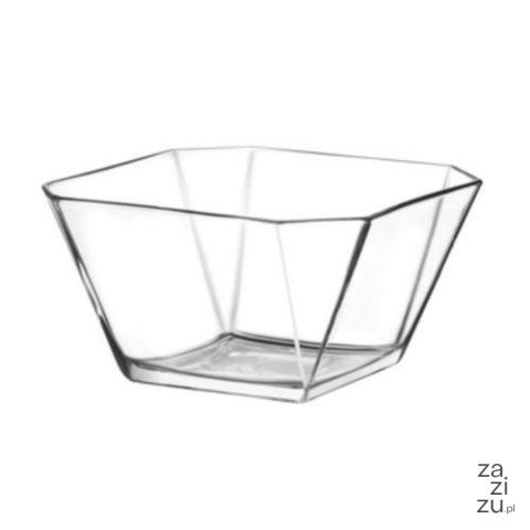 Salaterka szklana 19,5cm kwadrat Salaterka szklana 19,5cm kwadrat