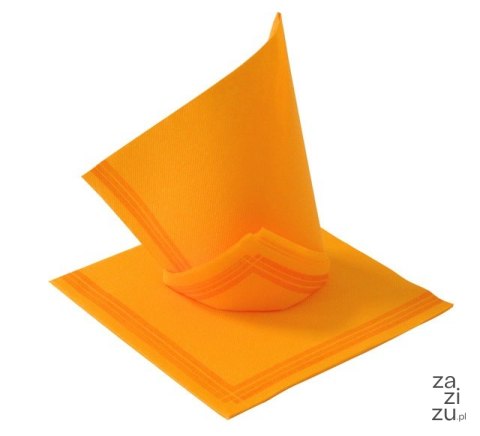 Serwetki restauracyjne "TENDANCE" 38cm x38cm pomarańczowe z paskami 50szt. 21-75 Serwetki restauracyjne "TENDANCE" 38cm x38cm pomarańczowe z paskami 50szt. 21-75