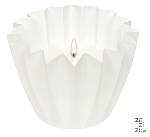 Świeca lampion ogrodowy aromat biała Świeca lampion ogrodowy aromat biała