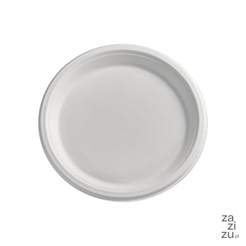 Talerz z trzciny cukrowej pulpa bio fi - 23 cm biały 12 szt. Talerz z trzciny cukrowej pulpa bio fi - 23 cm biały 12 szt.
