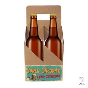 Transporter 6SZT na piwo - "SUPER CHŁOPAK I JEGO CZTEROPAK" DIL-PH-PAK-CHŁ-03 Transporter 6SZT na piwo - "SUPER CHŁOPAK I JEGO CZTEROPAK" DIL-PH-PAK-CHŁ-03