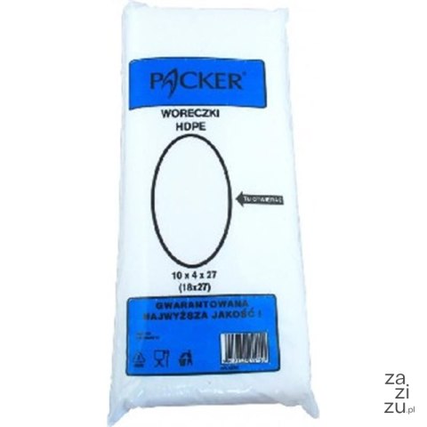 Woreczki torebki HDPE 18x27 packer Woreczki torebki HDPE 18x27 packer