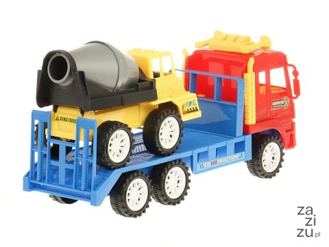 Auto z lawetą i autem ciężarowym 29cm Auto z lawetą i autem ciężarowym 29cm