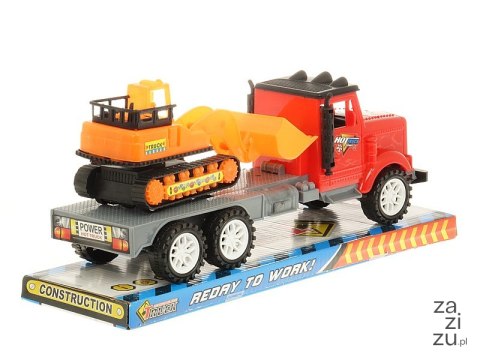 Auto z lawetą i autem ciężarowym z napędem 33cm Auto z lawetą i autem ciężarowym z napędem 33cm